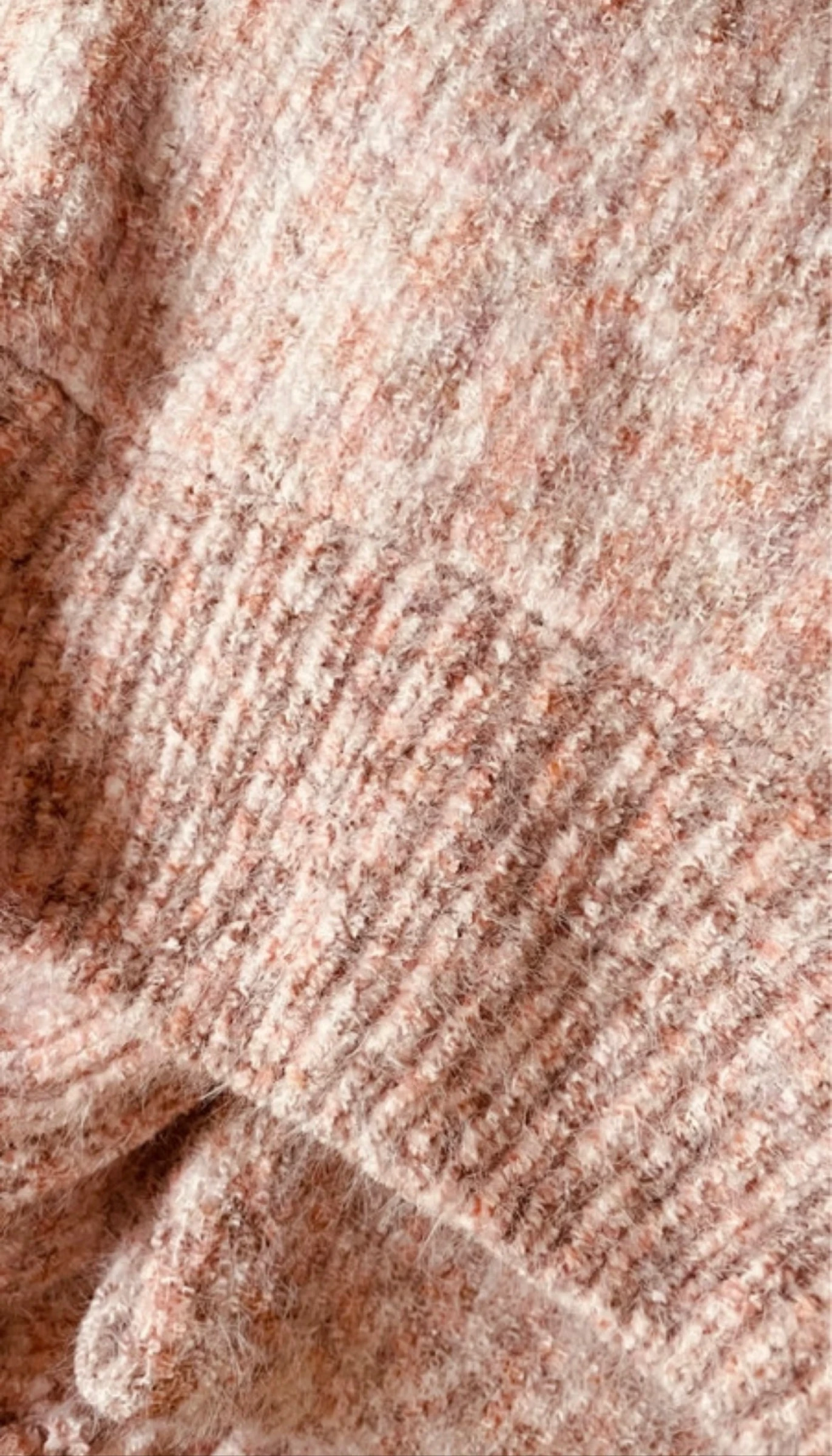Roze gebreide hoodie – photo 5